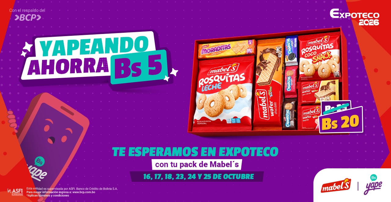 Yapea tu pack en Oruro y gana