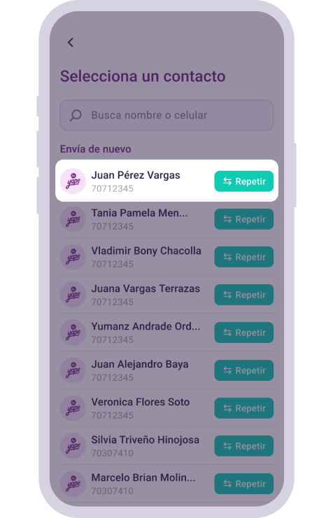 servicios yape